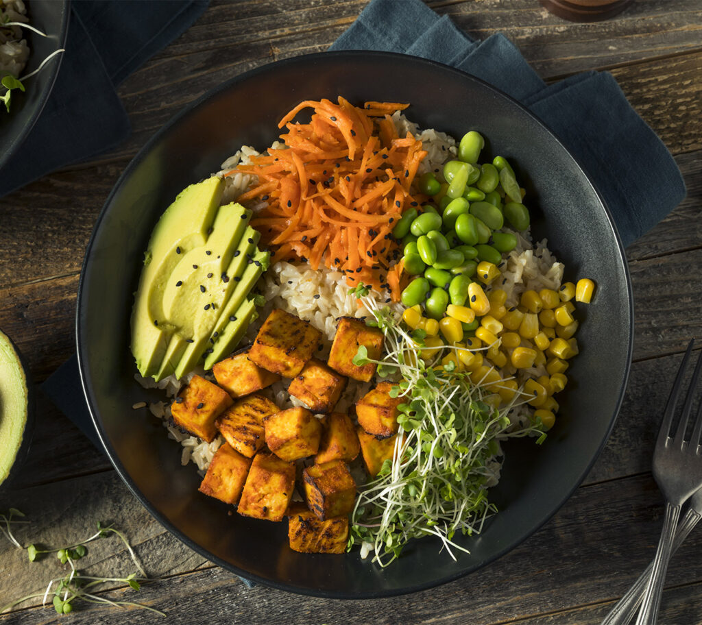 Fresh plant-based ingredients used in Wildwood's nutrition program